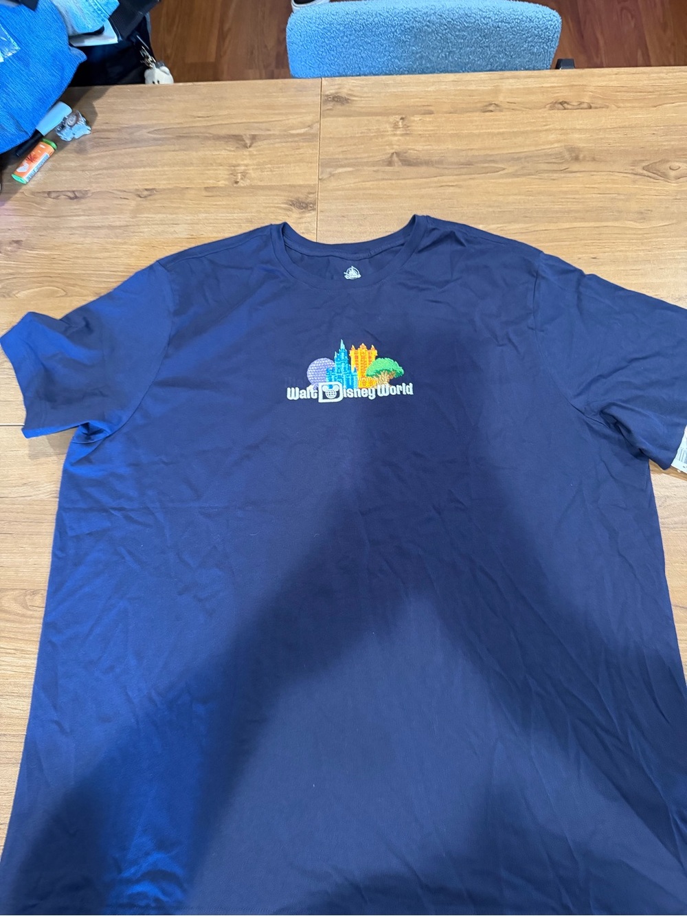 NWT Disney World Icons Embroidered Tee - Navy-XXXL